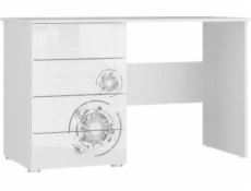 Tuckano Desk 121x75x58 SPACESHIP white/white gloss/gear print