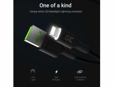 Kabel GCRay USB-Lightning 120cm, podświetlenie LED 