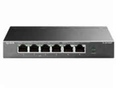 Switch TP-Link TL-SF1006P 6x LAN, 4x PoE+, 67W, kov