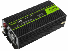 Invertor Green Cell Invertor Green Cell 24V na 230V Čistá sínusovka 1000W