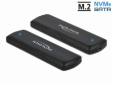 Externes USB Type-C Combo Gehäuse für M.2 NVMe PCIe oder SATA SSD, Laufwerksgehäuse