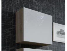 Cama Square cabinet VIGO 50/50/30 sonoma oak/white gloss