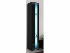 Cama Shelf unit VIGO NEW 180/40/30 black/black gloss