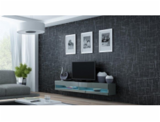 Cama TV stand VIGO NEW 30/180/40 grey/grey gloss