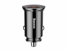 Nabíjačka do auta USB 2.0 -USB-C 30W, čierna