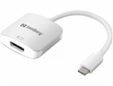 Sandberg redukce USB-C -> HDMI, podpora 4K, stříbrná