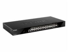 D-Link DGS-1520-28 network switch Managed L3 10G Ethernet (100/1000/10000) 1U Black