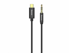 Baseus Yiven Series audio kábel USB-C / 3,5 mm Jack 1,2 m, čierna