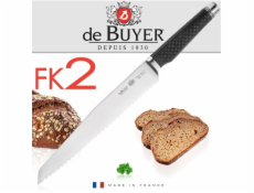 Nůž de Buyer, 4286.26, nůž na chléb, FK2 systém pro vyvážení nože, čepel 26 cm, německá ocel, tvrdost 56+/-2 HRC, pro profesionální použití