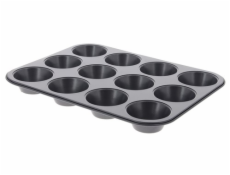 Pečení de Buyer, 4843.00, nepřilnavá forma, pevná, 12 muffinů, PFOA bez PTFE, max. 220 °C