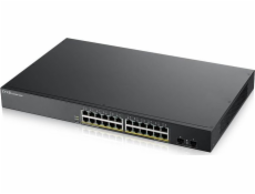 Zyxel GS1900-24HP Managed Gigabit Ethernet (10/100/1000) 1U Black