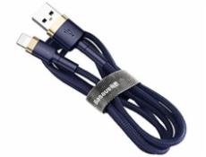 Baseus Cafule nabíjací / dátový kábel USB na Lightning 2,4 A 1m, zlatá-modrá
