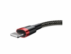 Baseus Cafule nabíjecí / datový kabel USB na Lightning 2,4A 1m, červená-černá