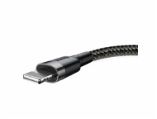 Baseus Cafule nabíjací / dátový kábel USB na Lightning 1,5 A 2m, šedá-čierna