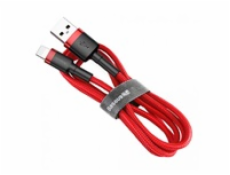 Baseus Cafule nabíjecí / datový kabel USB na Lightning 2,4A 3m, červená-červená