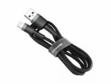 Baseus Cafule nabíjecí / datový kabel USB na Lightning 2,4A 3m, šedá-černá