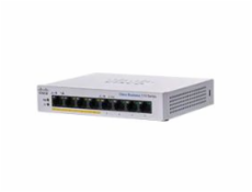Cisco switch CBS110-8PP-D, 8xGbE RJ45, fanless, PoE, 32W