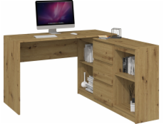 Topeshop PLUS 2D3S ART. computer desk Oak colour