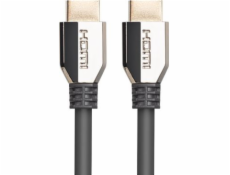Lanberg CA-HDMI-30CU-0005-BK LANBERG Ultra High Speed HDMI 2.1 kábel, 48 Gbps, 8K @ 60Hz, 5K @ 120Hz, dĺžka 0,5 m, čierny, pozlátené konektory