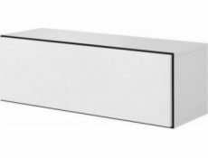 Cama full storage cabinet ROCO RO1 112/37/39 white/black/white