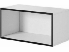Cama open storage cabinet ROCO RO4 75/37/37 white/black
