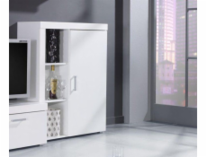 Cama bookcase SAMBA white/white gloss