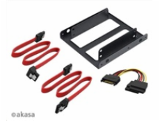 AKASA adaptér 2.5  SSD a HDD + SATA kabely