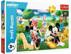 Puzzle 24 elementy Maxi Myszka  Miki w gronie przyjaciół