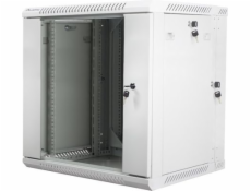 LANBERG RACK CABINET 19” DOUBLE-SECTION WALL-MOUNT 12U/600X600 (FLAT PACK) GREY