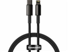 Kábel BASEUS USB TypeC M, Lightning M, 1m, čierny CATLWJ-01