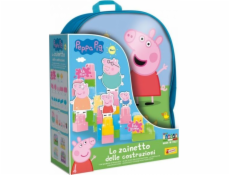Lisciani LEAVES PIG PEPPA BATOH SO STAVEBNÝMI BLOKMI