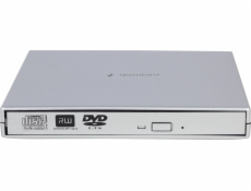 Externá USB DVD mechanika DVD-USB-02-SV strieborná