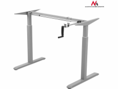Maclean MC-790 standing desk frame Manual 2 leg(s) Grey