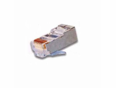 Konektor RJ45 FTP 8p8c, Cat 5e, drát, 50 micronů