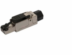 Konektor Solarix SXRJ45-6A-STP-BK-SA STP 8p8c, Cat 6a, drát, průmyslový, samořezný