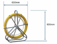 Protahovací pero sklolaminátové ve stojanu 6mm - 100m