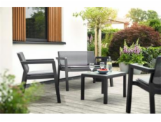 Zahradní nábytek Keter Emily Patio Set se sedáky grafitová