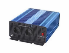 Napěťový měnič Carspa P1500-24 24V/230V 1500W, čistá sínusovka