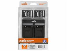 Set Jupio 2x LP-E12 - 875 mAh + Dual Charger pro Canon