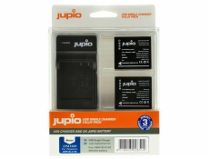 Set Jupio 2x DMW-BLG10 - 900 mAh + USB Single Charger 