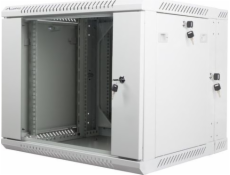 Lanberg závesná šatníková skriňa dvojdielna 19 9U 600x600 sivá (WF02-6609-10S)