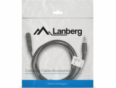 Lanberg CA-MJFJ-10CC-0015-BK LANBERG Minijack 3.5mm M/F 3 PIN kábel 1,5m, čierny