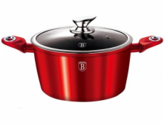 BerlingerHaus kastrol s mramorovým povrchem a poklicí 28cm BH-1258 Burgundy Metallic Line 