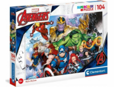 Clementoni Puzzle 104 super farebných Avengers