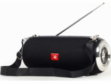 Gembird SPK-BT-17 portable Bluetooth reproduktor s FM-rádio čierna