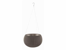 Květináč Keter COZY S závěsný Harvest Brown