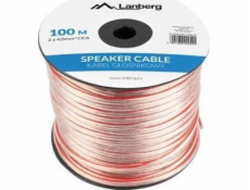 Lanberg 2x4,0mm2 100m transparentný kábel (SC-2X40-10CC-1000-TR)
