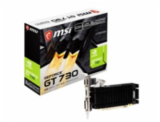 MSI VGA NVIDIA GeForce N730K-2GD3H/LPV1, GT 730, 2GB DDR3, 1xHDMI, 1xDVI, 1xVGA, passive