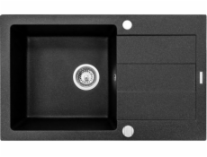 Sink Pyramis Sparta Plus 78x48 1b 1D Black