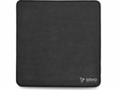 Herná podložka pod myš SAVIO Black Edition Precision Control S 250x250x2mm, lemovaná
